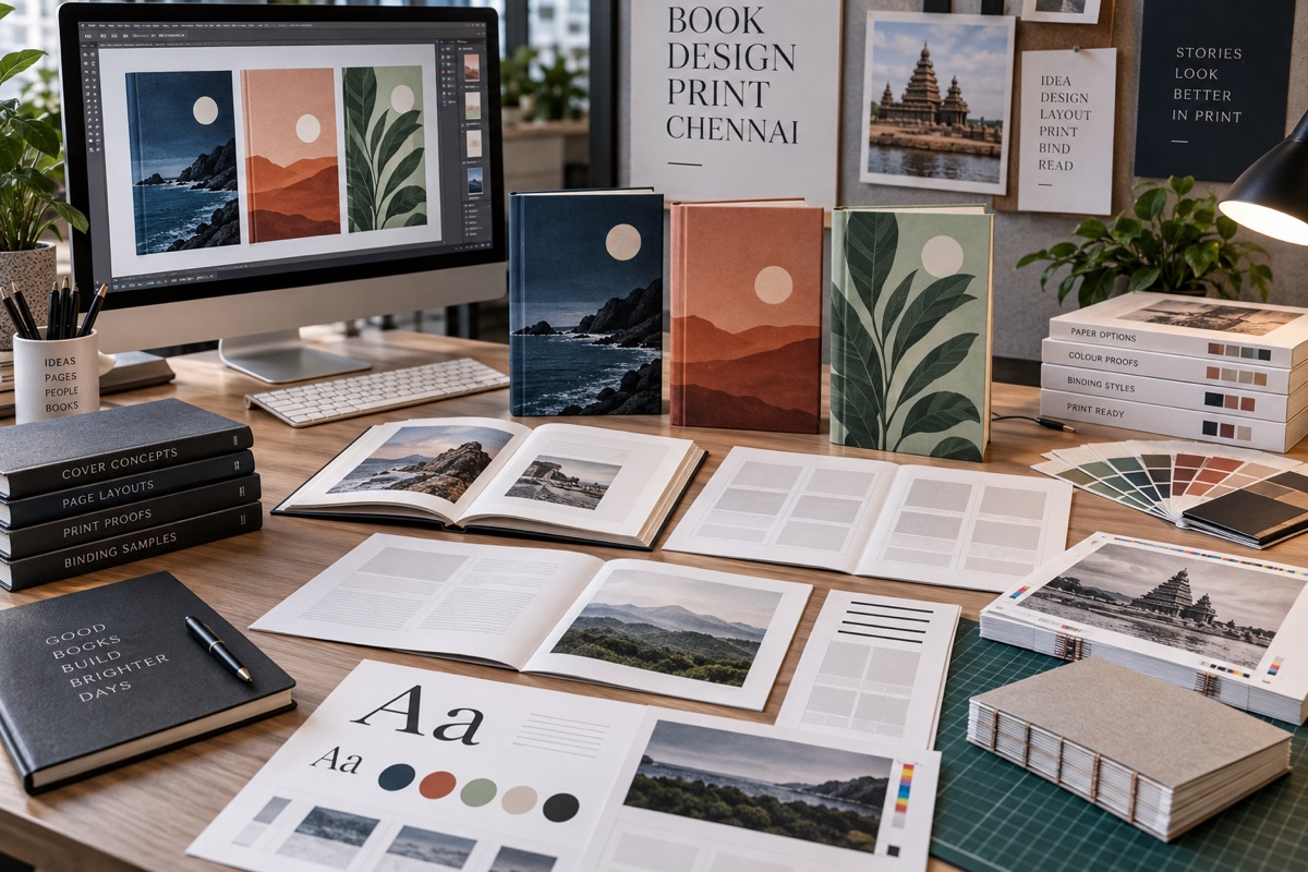 Book Designers Chennai from Cover Design to Print Ready Pages