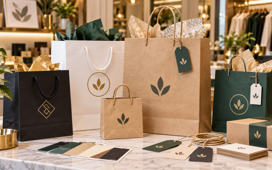 Branded Paper Bag Printing for Shops and Businesses