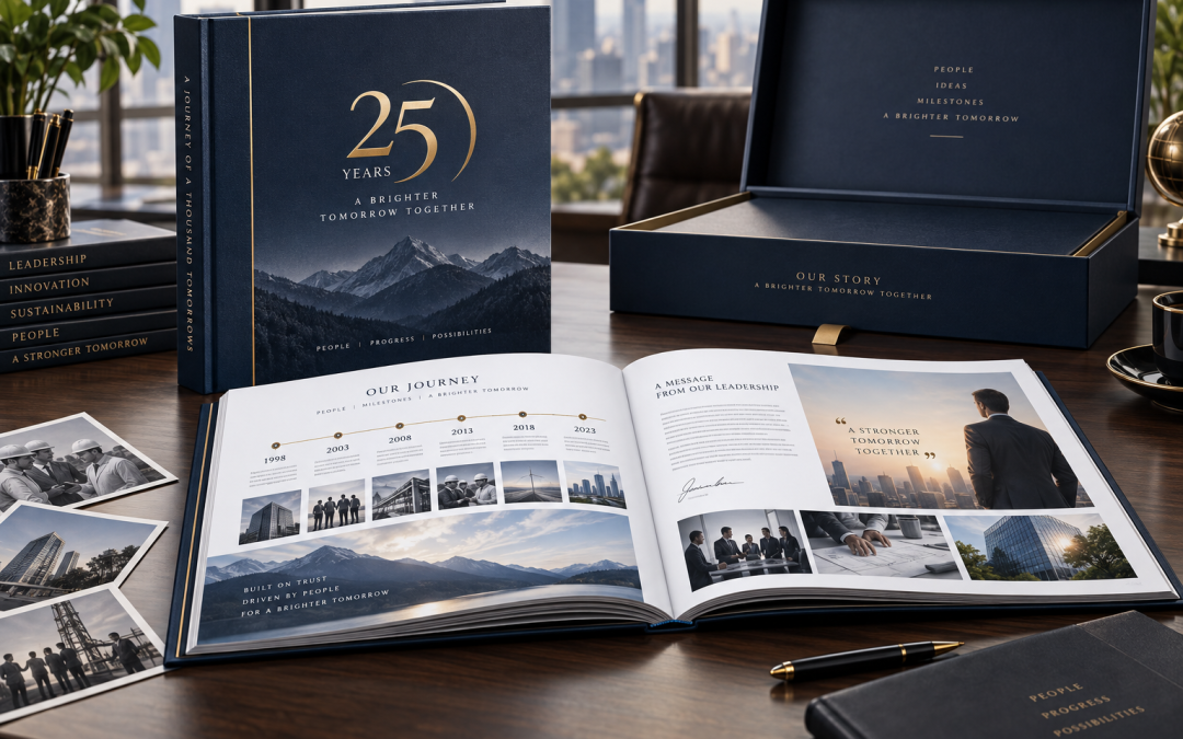 Corporate Anniversary Coffee Table Books: Turn Your Company Journey into a Premium Book