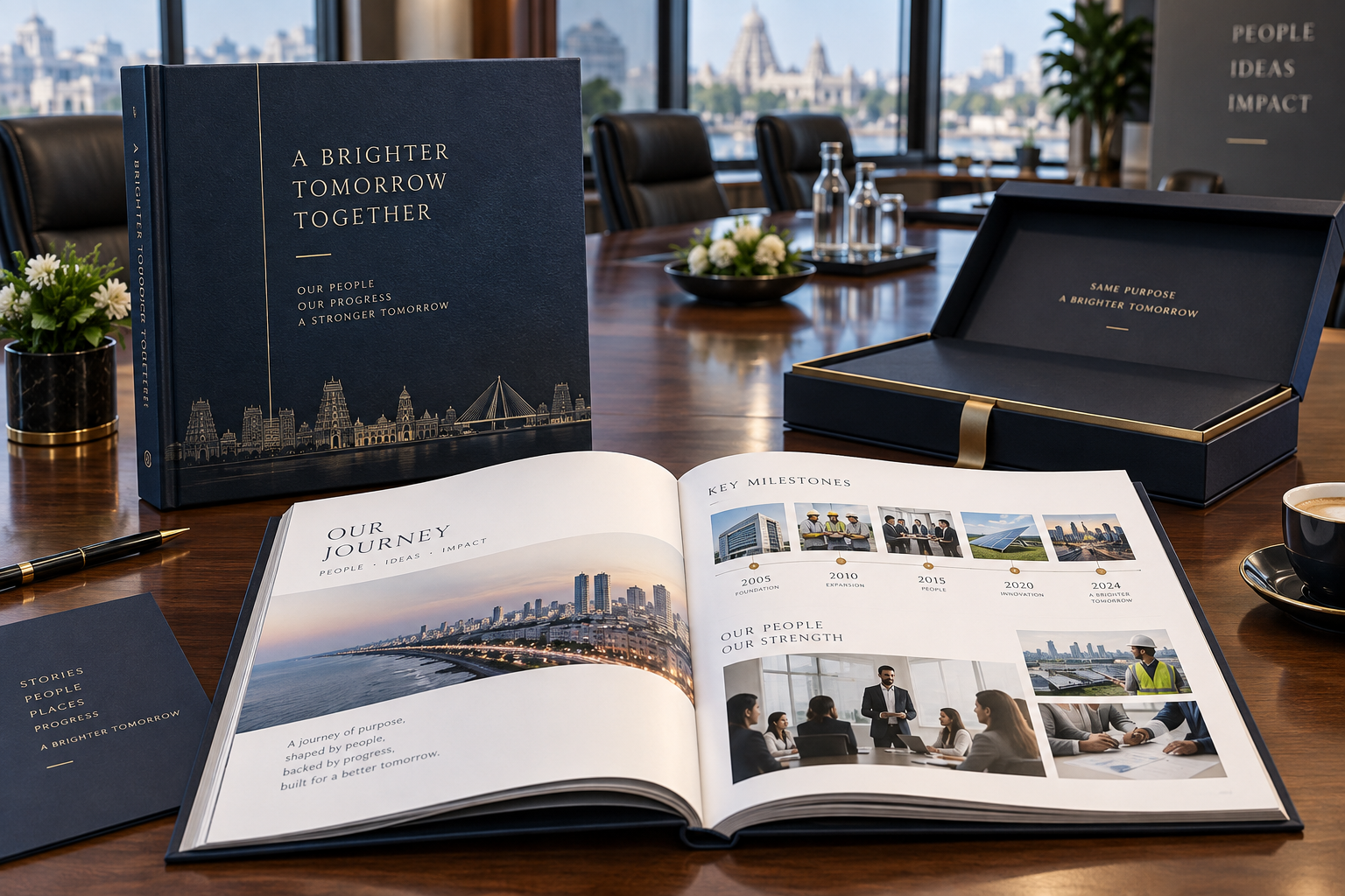 Corporate Coffee Table Book Printing for Premium Brand Story
