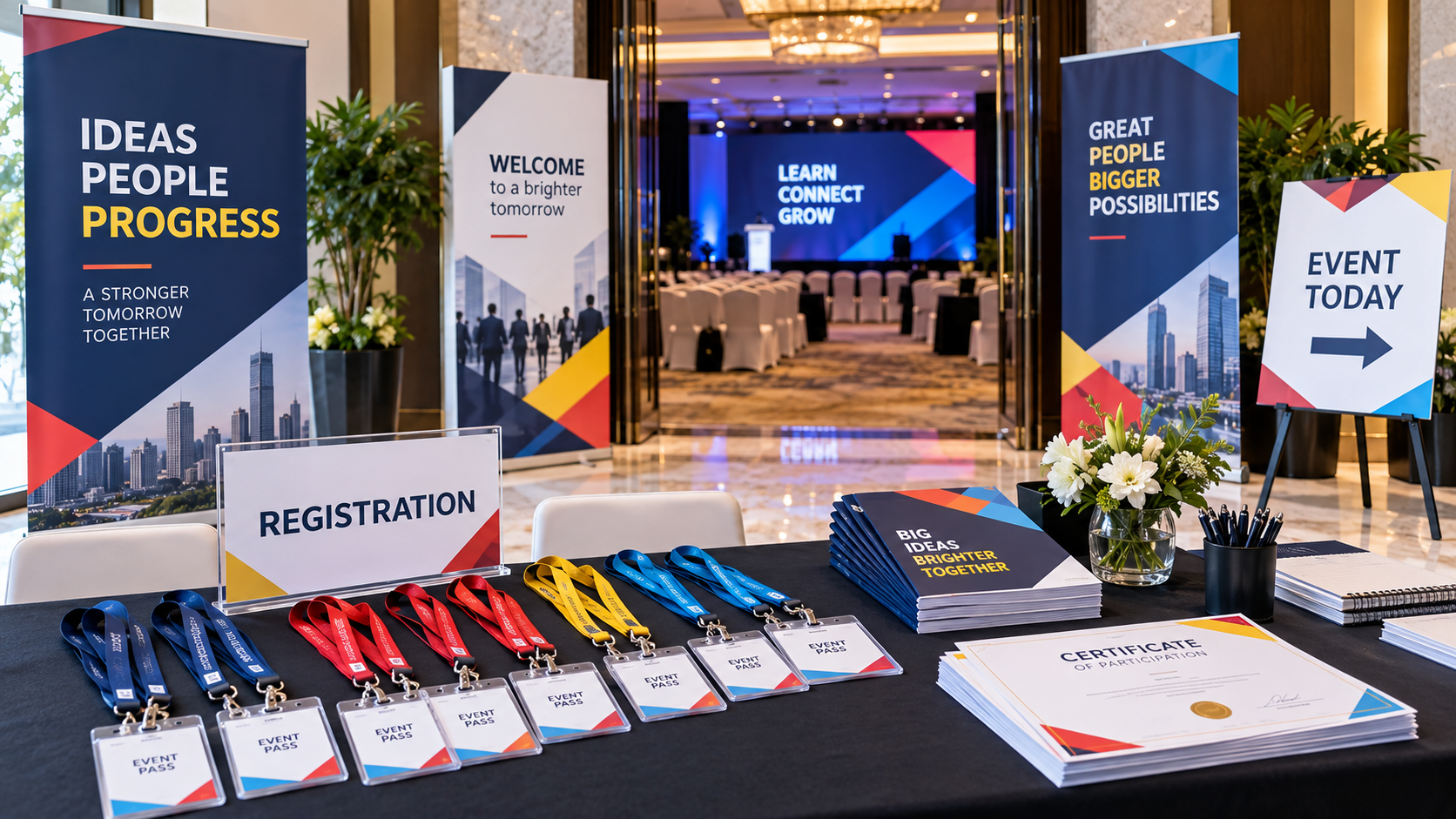 Corporate Event Printing Solutions – ID Cards, Lanyards, Standees & Banners - corporate event printing Chennai