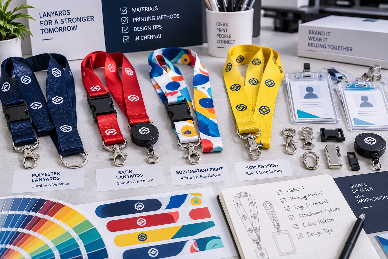 Corporate Lanyard Printing Chennai Materials Printing Methods and Design Tips