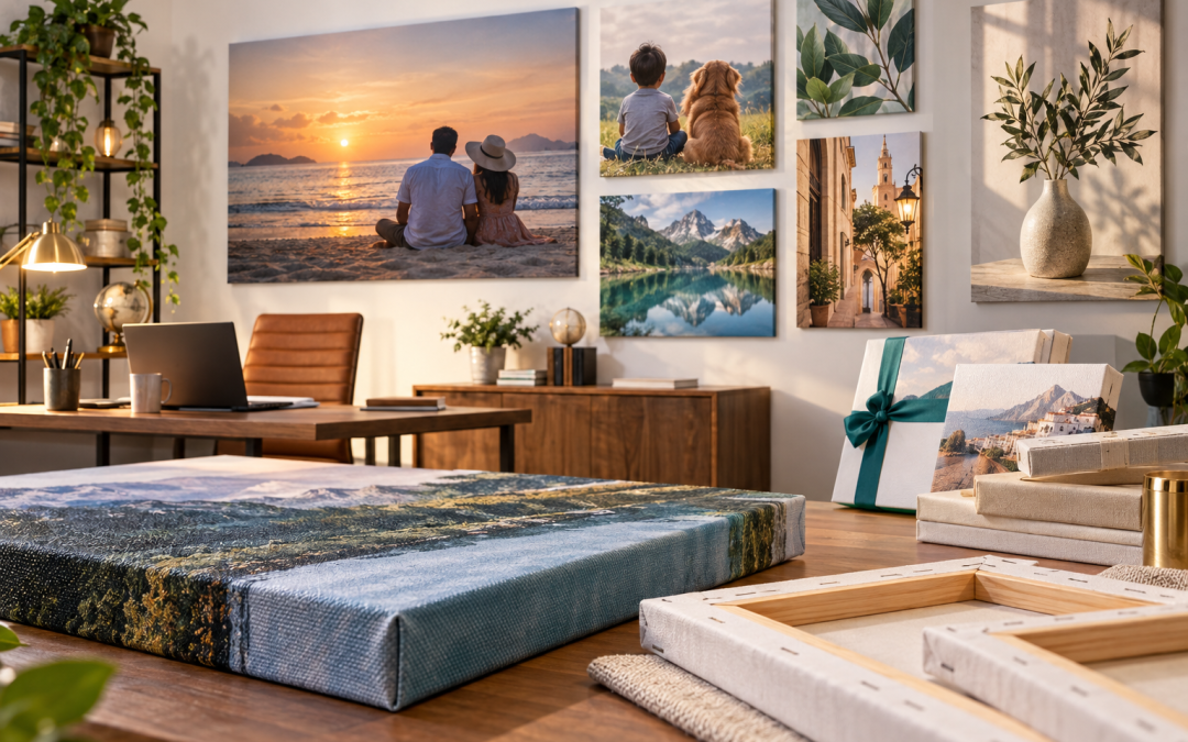 Turn Your Favourite Photos into Wall Art with Custom Canvas Printing