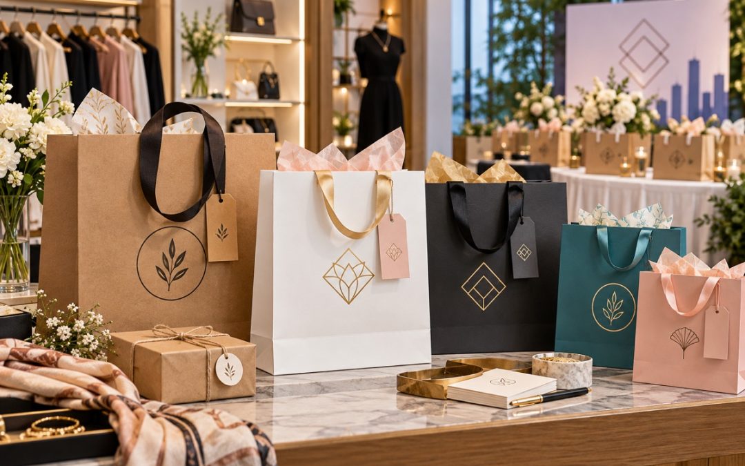 Custom Paper Bag Printing for Retail Stores, Boutiques and Corporate Events