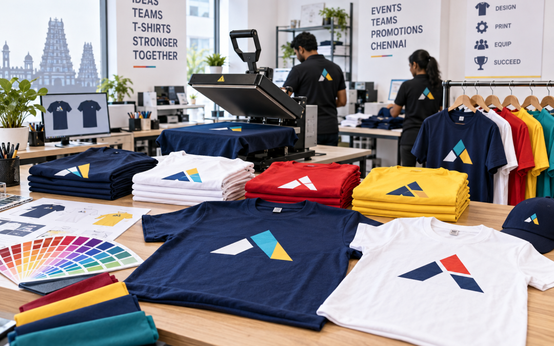 Custom T-Shirt Printing for Corporate Events, Teams and Promotions in Chennai