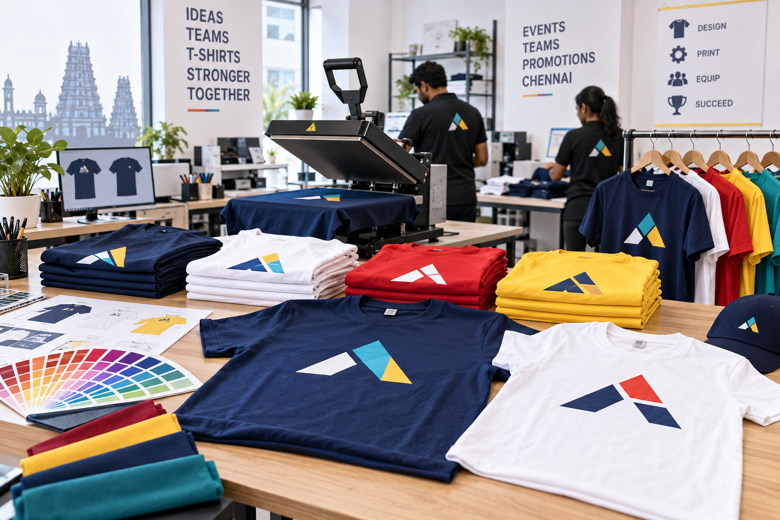 Custom T-Shirt Printing Chennai for Corporate Events and Teams