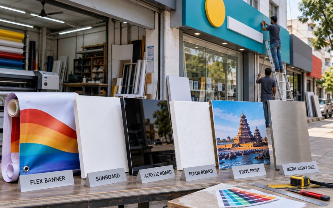 How to Select the Right Outdoor Signage Material for Your Business