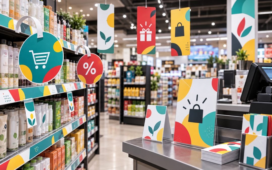 Retail POS Printing: Danglers, Wobblers, Shelf Strips and Display Cards