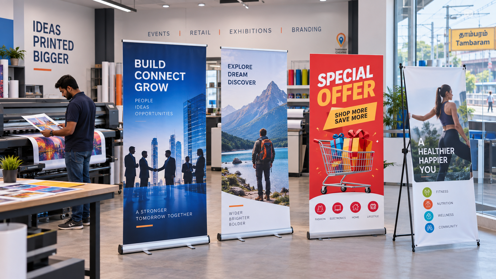 Poster Printers in Chennai – Large Format & Promotional Poster Printing by Sai Creatives Chennai