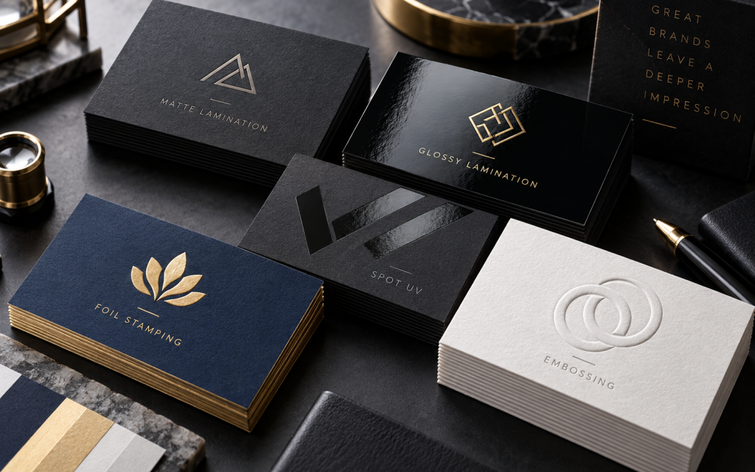 Premium Business Card Finishes That Make Your Brand Stand Out