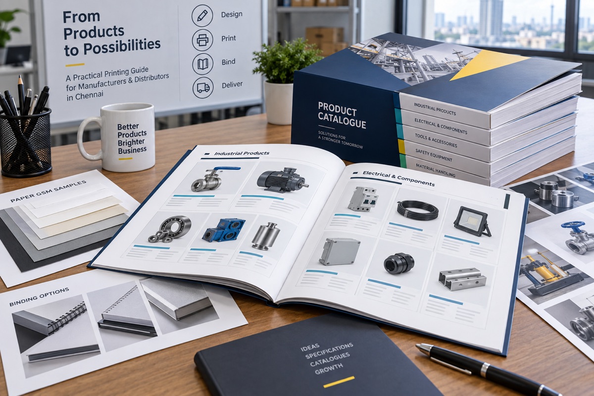 Product Catalogue Printing Chennai for Manufacturers and Distributors
