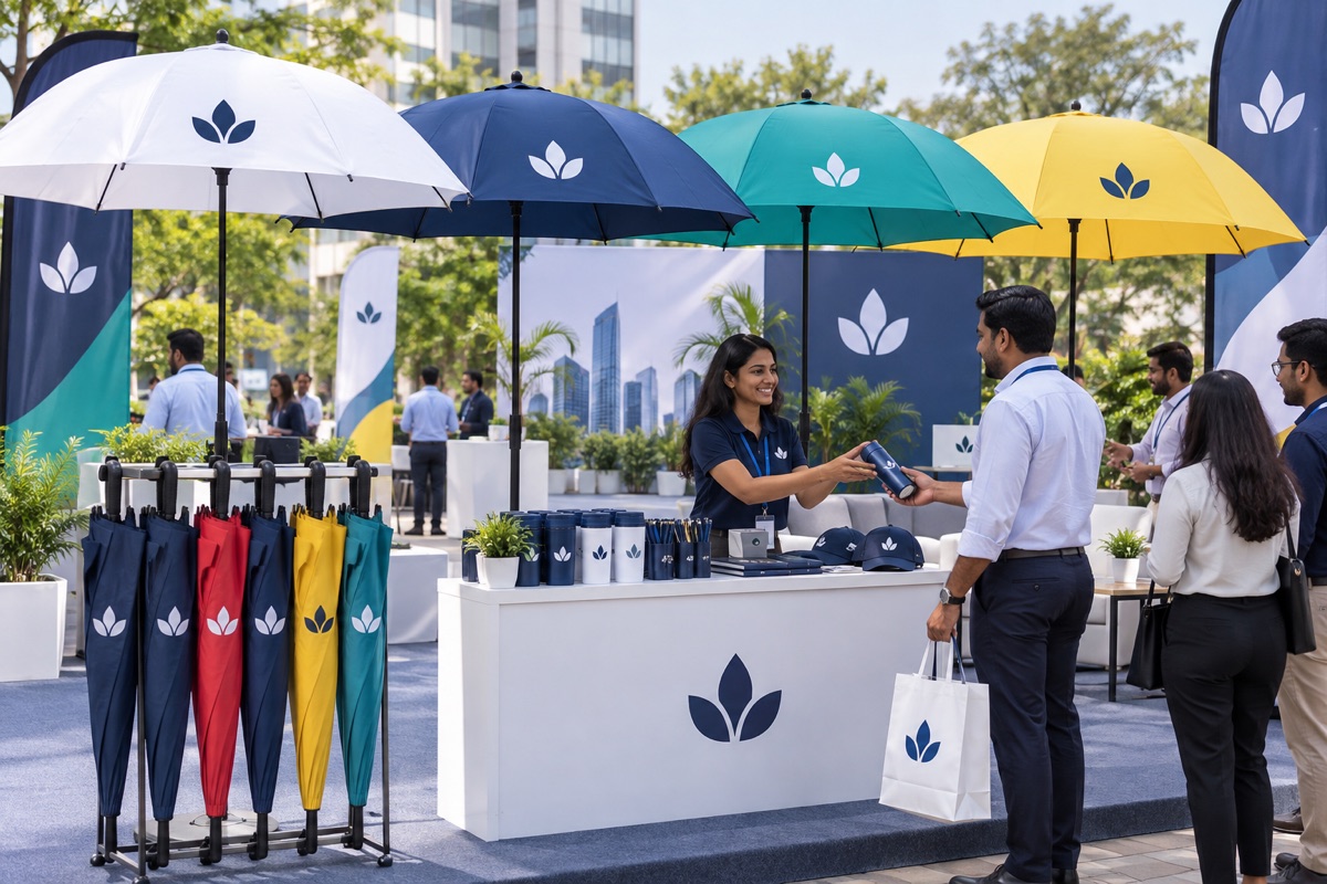 Promotional Umbrella Printing Chennai for Corporate Branding and Outdoor Events