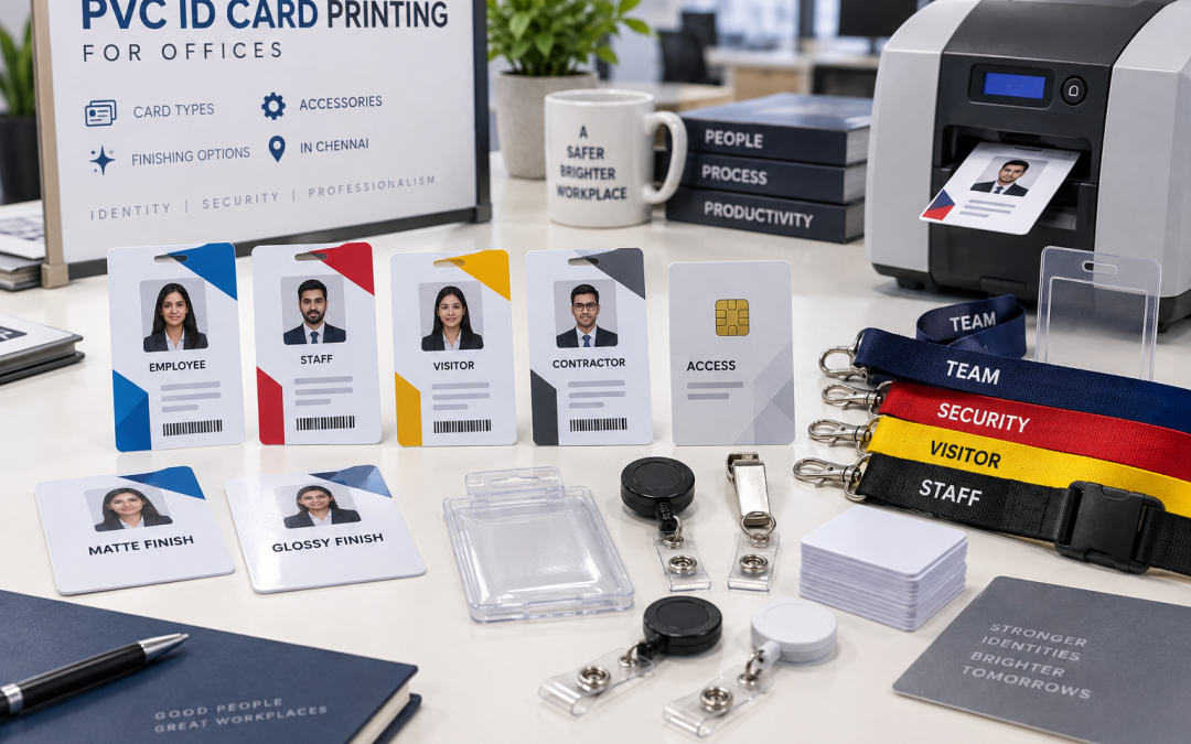 PVC ID Card Printing for Offices: Card Types, Accessories and Finishing Options