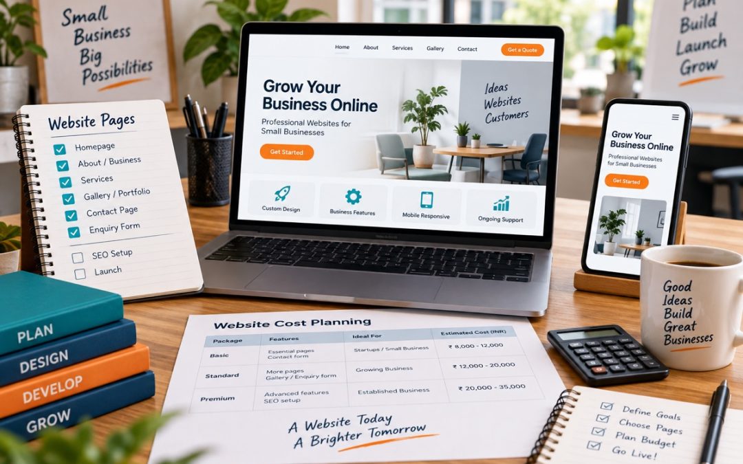 Website Design for Small Businesses: Pages, Features and Costs to Consider
