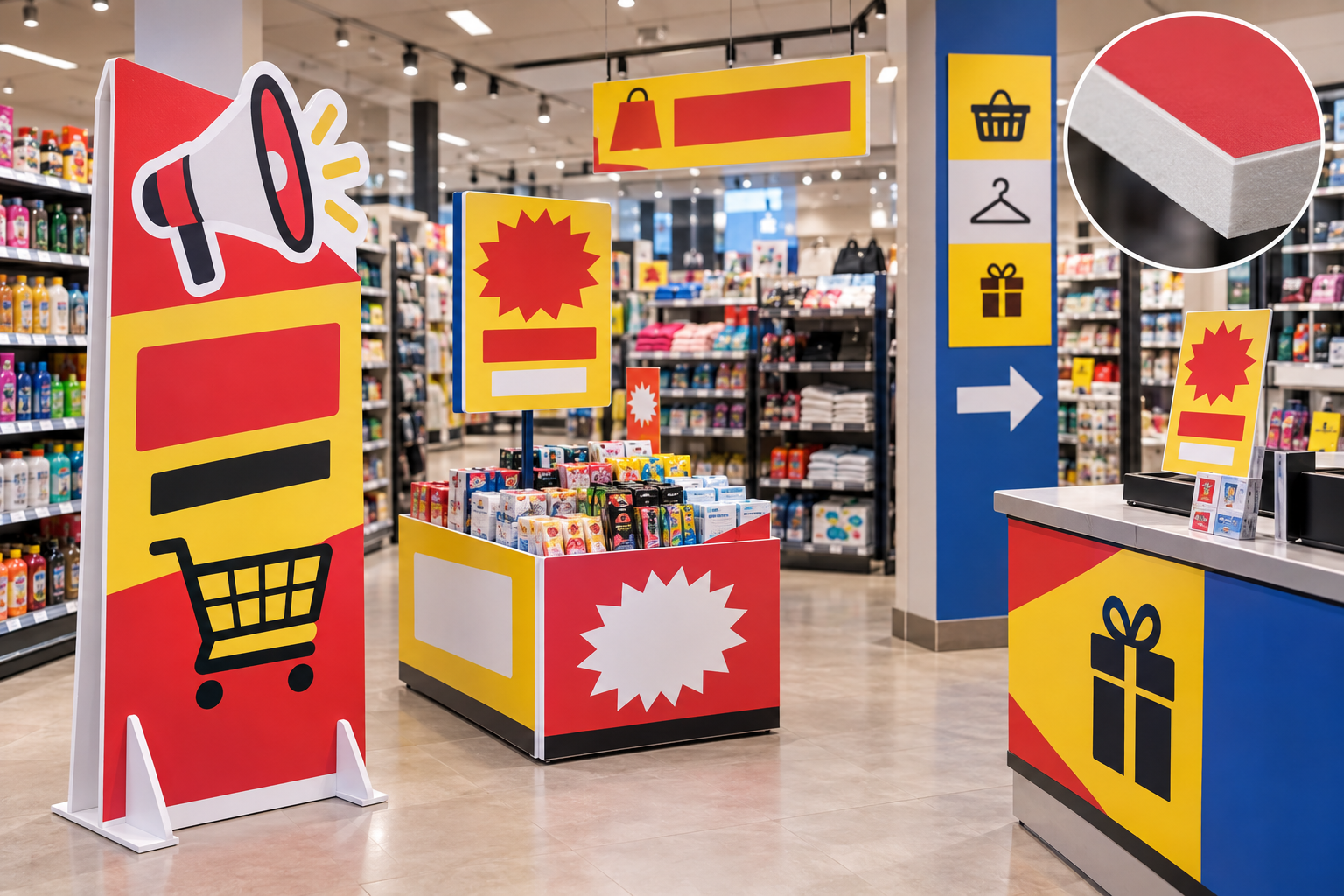 Sunboard Display Printing Chennai for Retail In-Store Promotions