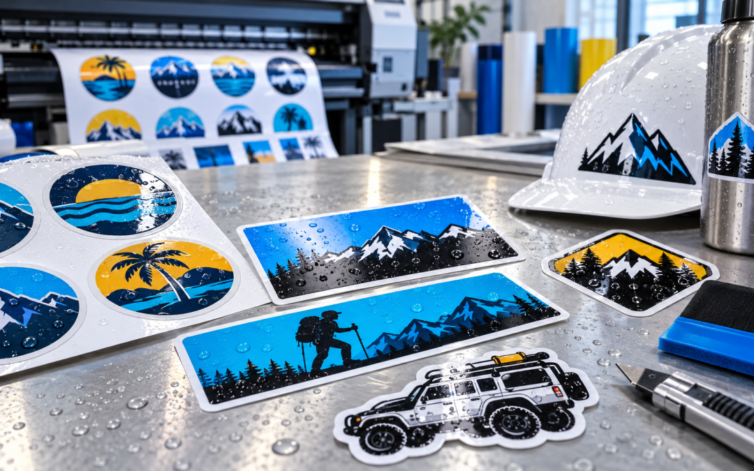 Waterproof Vinyl Sticker Printing in Chennai